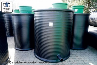 Studnia wodomierzowa dwupłaszczowa Wobet HYDRET 