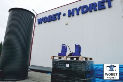 Przepompownia ścieków dwupłaszczowa - Wobet HYDRET
