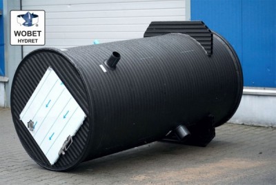 Przepompownia ścieków dwupłaszczowa - Wobet HYDRET