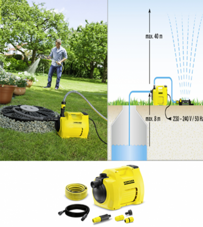 ZBIORNIK NA DESZCZÓWKĘ PLUS KÄRCHER BP3 GARDEN SET PLUS - MOJA WODA, MAŁA RETENCJA