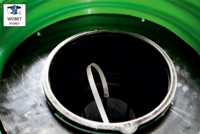 Zbiornik jednopłaszczowy na wodę deszczową - filtr - Wobet HYDRET
