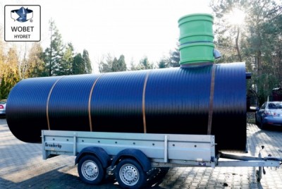 Zbiornik bezodpływowy dwupłaszczowy - Wobet Hydret