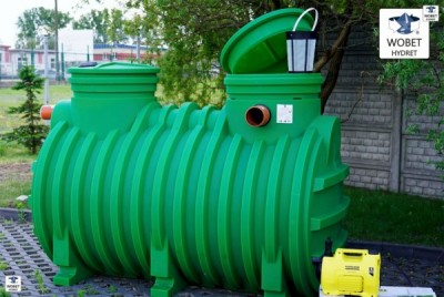 Zbiornik na wodę deszczową jednopłaszczowy - Wobet HYDRET